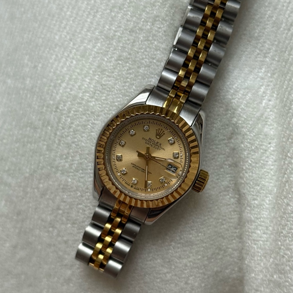 Two Toned Gold and Silver Women's Watch